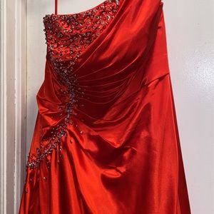 Red prom dress!